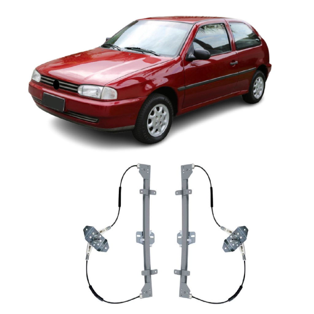 Par Maquina Vidro Manual Gol G2 Special 2 Pts 1999 2000 2001