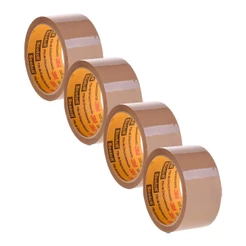 Kit 4 Unidades Fita Empacotamento 48mm 50 Metros Marrom - 3M