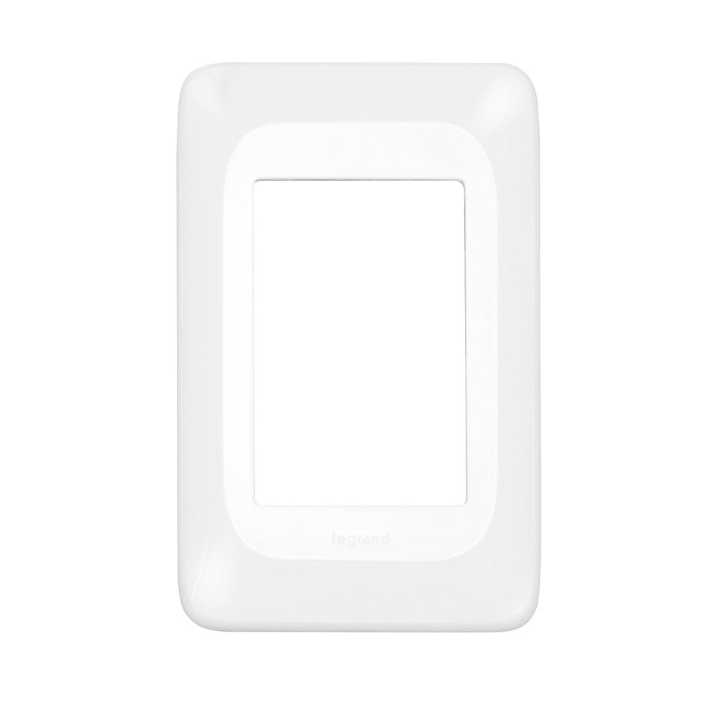 Placa Pial Pop para 3 Módulos Juntos com Suporte 4X2