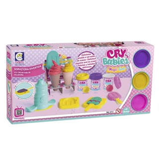 Brinquedo Sorveteria Divertida de Massinha Cry Babies Cotiplás - 2717 em Oferta na Shopee