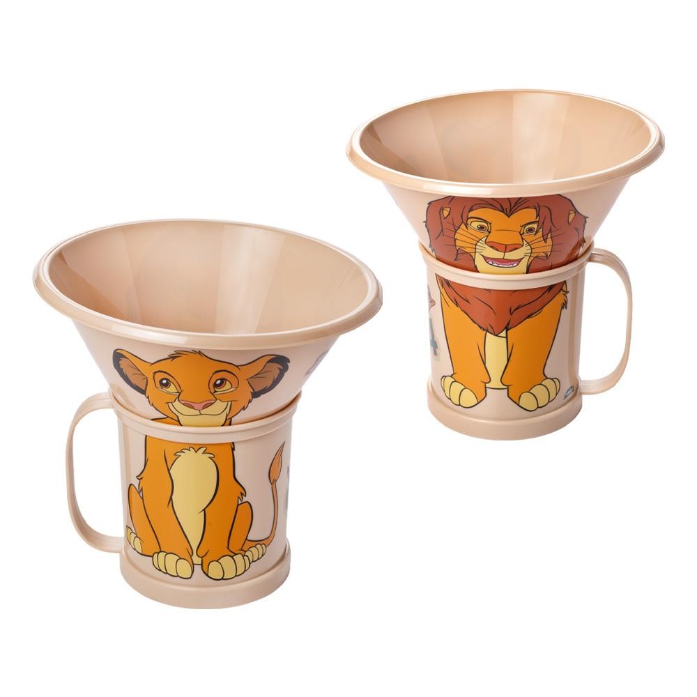 Kit Rei Leão Caneca e Tigela Bowl 2 Peças Plasútil - Home & Living