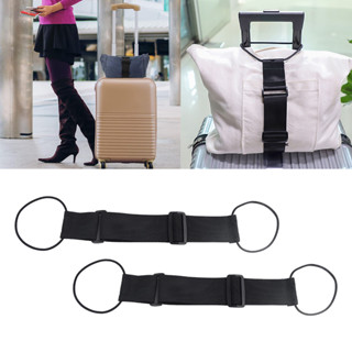 2 Pçs Alça De Bagagem Senha Ajustável Empacotamento Embalagem Cinto Viagem Segurança Carry On Cintas Saco Acessórios Práticos em Oferta na Shopee