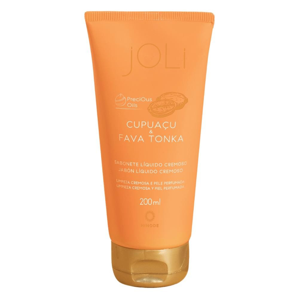 Sabonete Líquido Cremoso Joli Cupuaçu & Fava Tonka 200ml Hinode