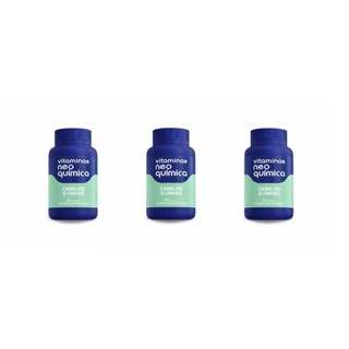 Kit 3x Vitamina Cabelos E Unhas 60 Unidades - Neo Química em Oferta na Shopee