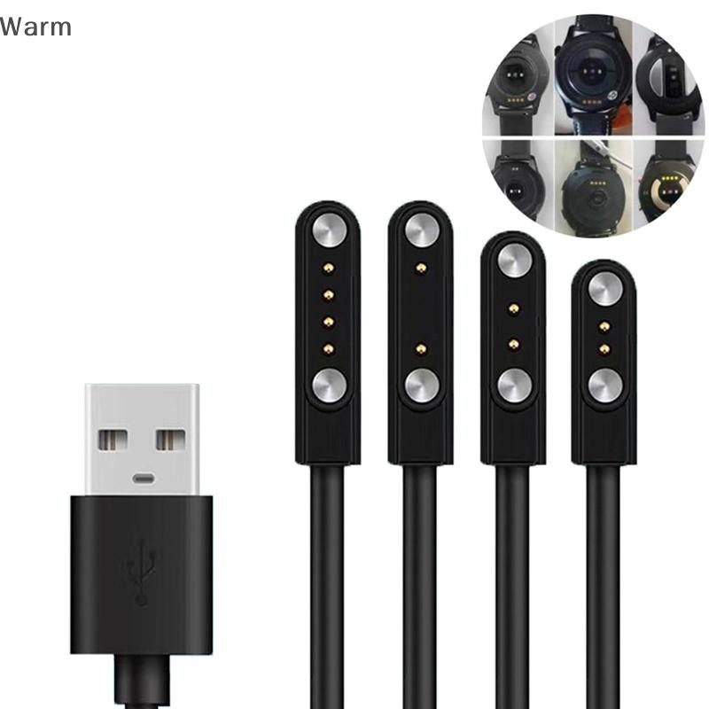 Quente Cabo Carregador Universal Para Smartwatch Relógio Inteligente , De Carregamento Magnético , USB De 2/4 Pinos Casa