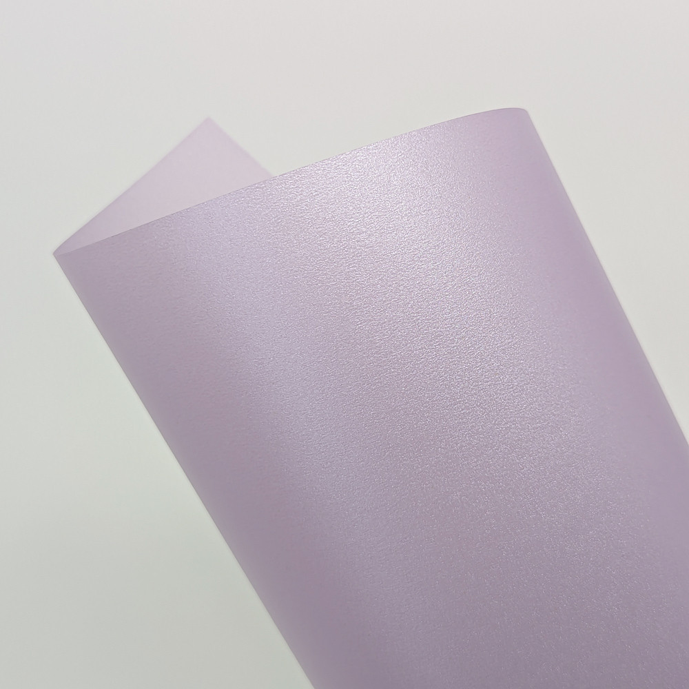 Papel Vegetal A4 180g Lilás Perolado - 5 Folhas