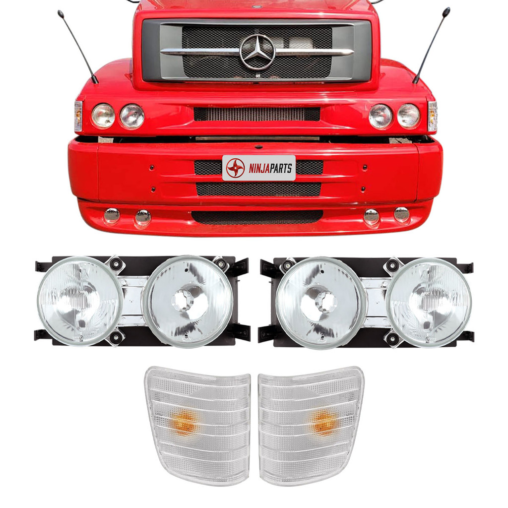 Par Farol Mb 1620 1418 1634 1938 2638 Duplo + Pisca Cristal em Oferta na Shopee