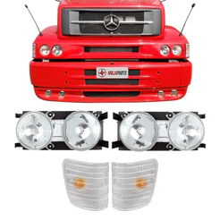 Par Farol Mb 1620 1418 1634 1938 2638 Duplo + Pisca Cristal
