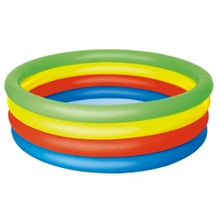 Piscina Arco-iris Inflável Redonda 157x46cm 550 Litros Mor