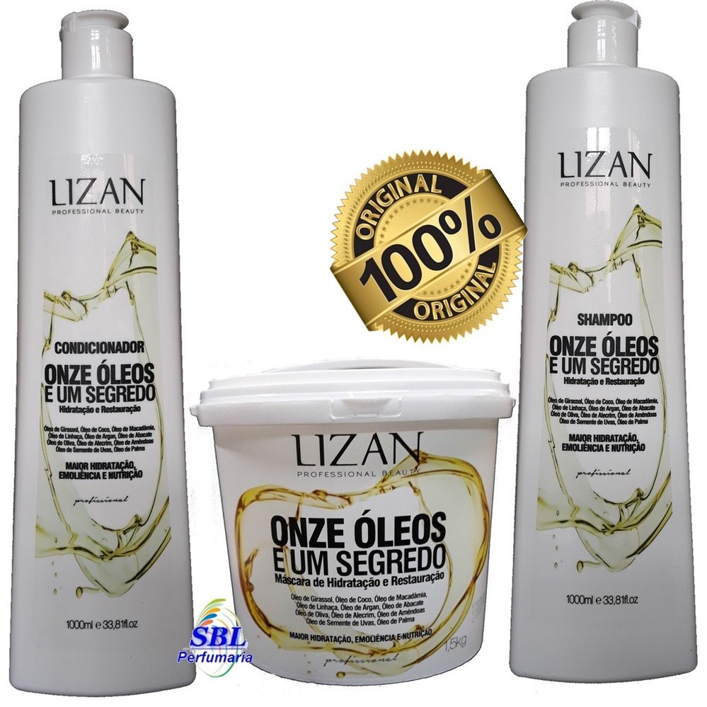 Kit Shampoo+Condicionador+ Mascara Onze Oleos e Um Segredo em Oferta na Shopee