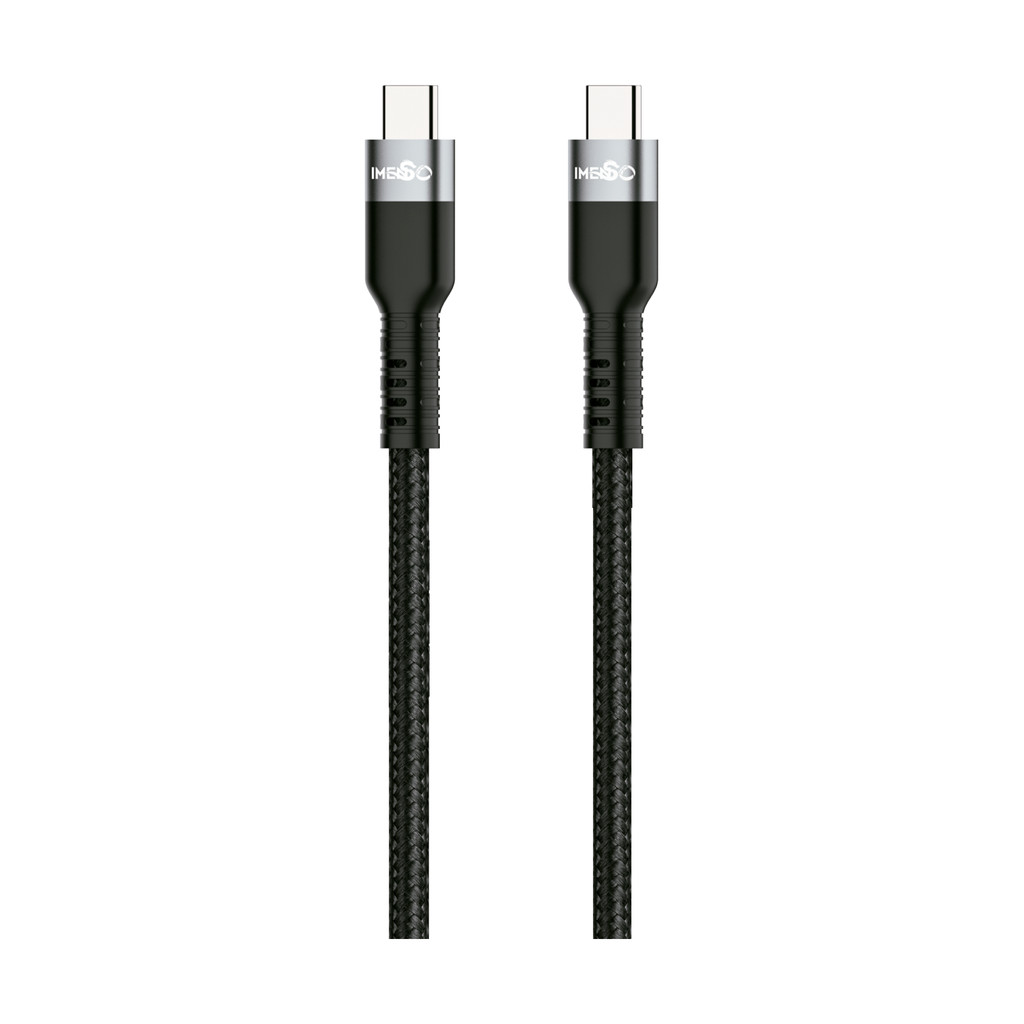 Cabo Imenso Original Ims-170 Type-c/type-c 100w 1m Nylon Trançado em Oferta na Shopee