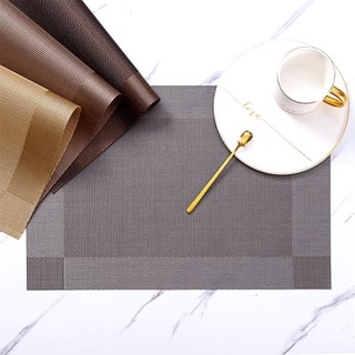 Kit Jogo Americano PVC para Mesa Posta 4 ou 6 unidades para Mesa de Jantar