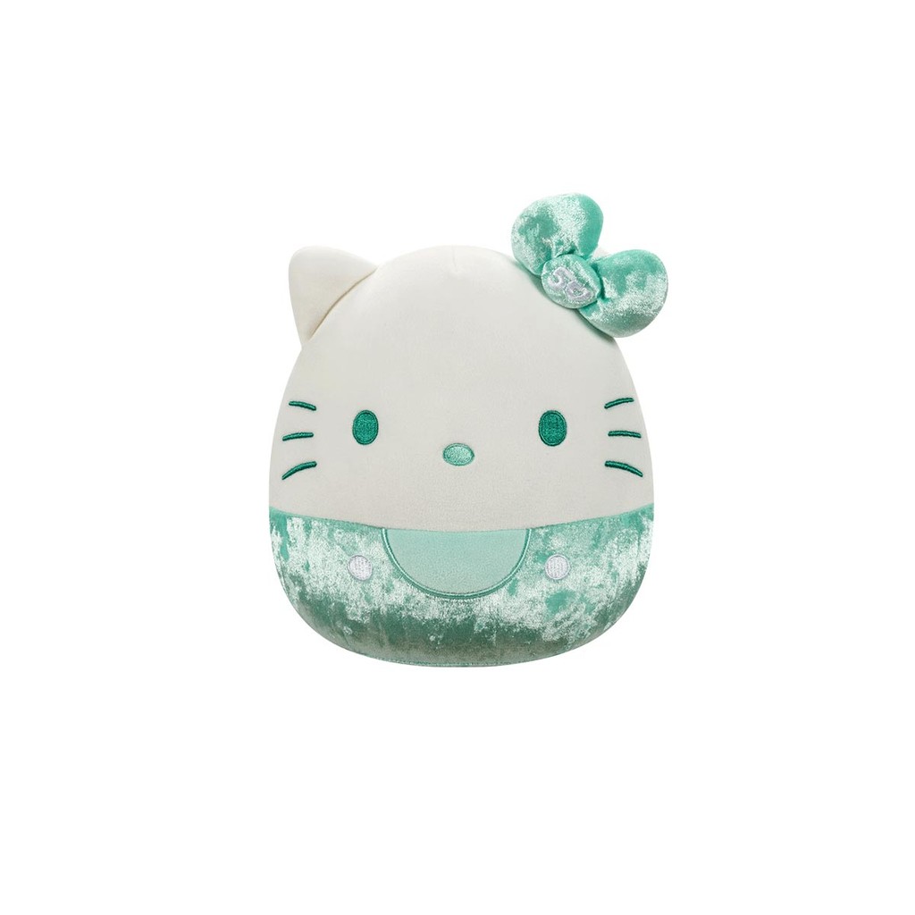 Pelúcia Hello Kitty Verde 20cm Veludo 50 anos Squishmallows em Oferta na Shopee