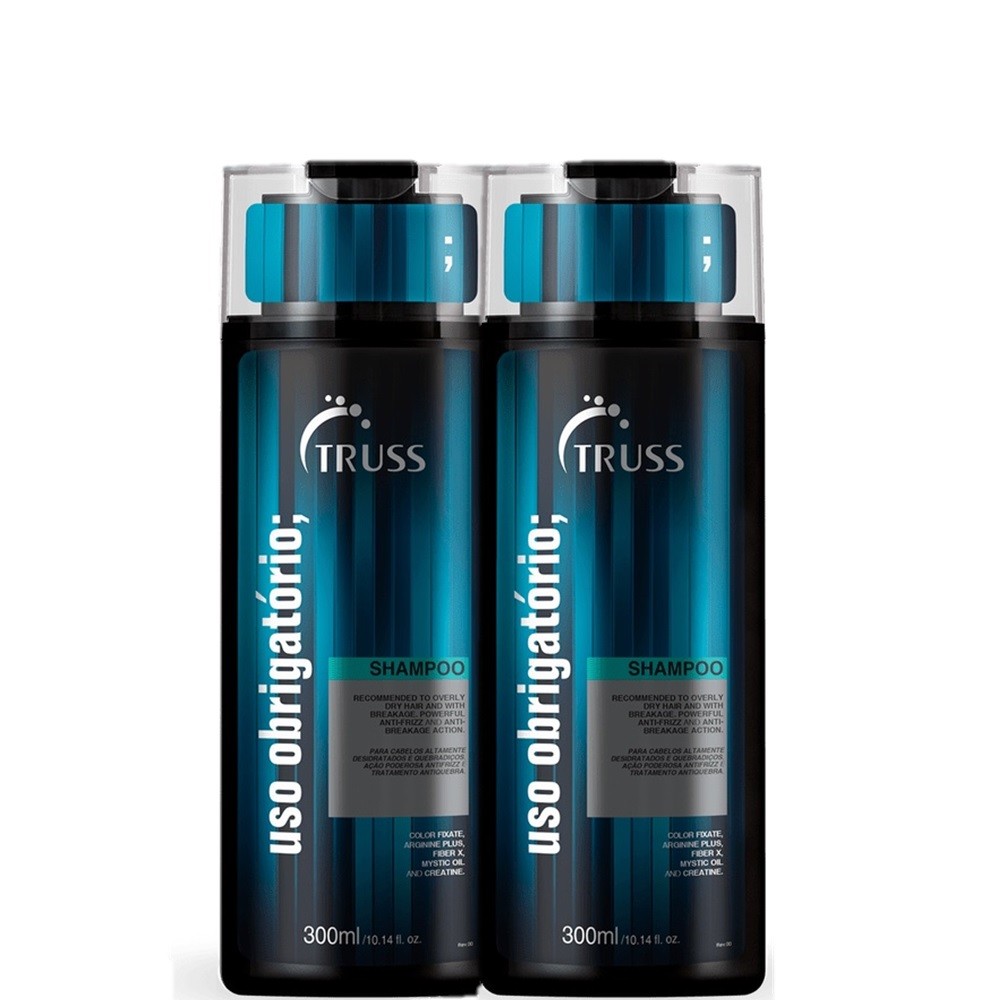 Kit Truss Uso Obrigatorio - Shampoo 300ml (2 Unidades)