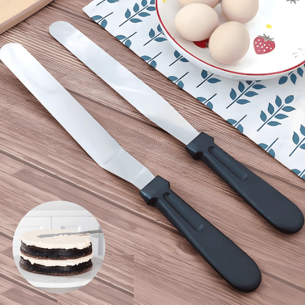 Espátula De Bolo Inox Espatula Decorativa Grande Cozinha Confeitaria Alisar Bolos Casa Decoração Doces Torta Chantilly