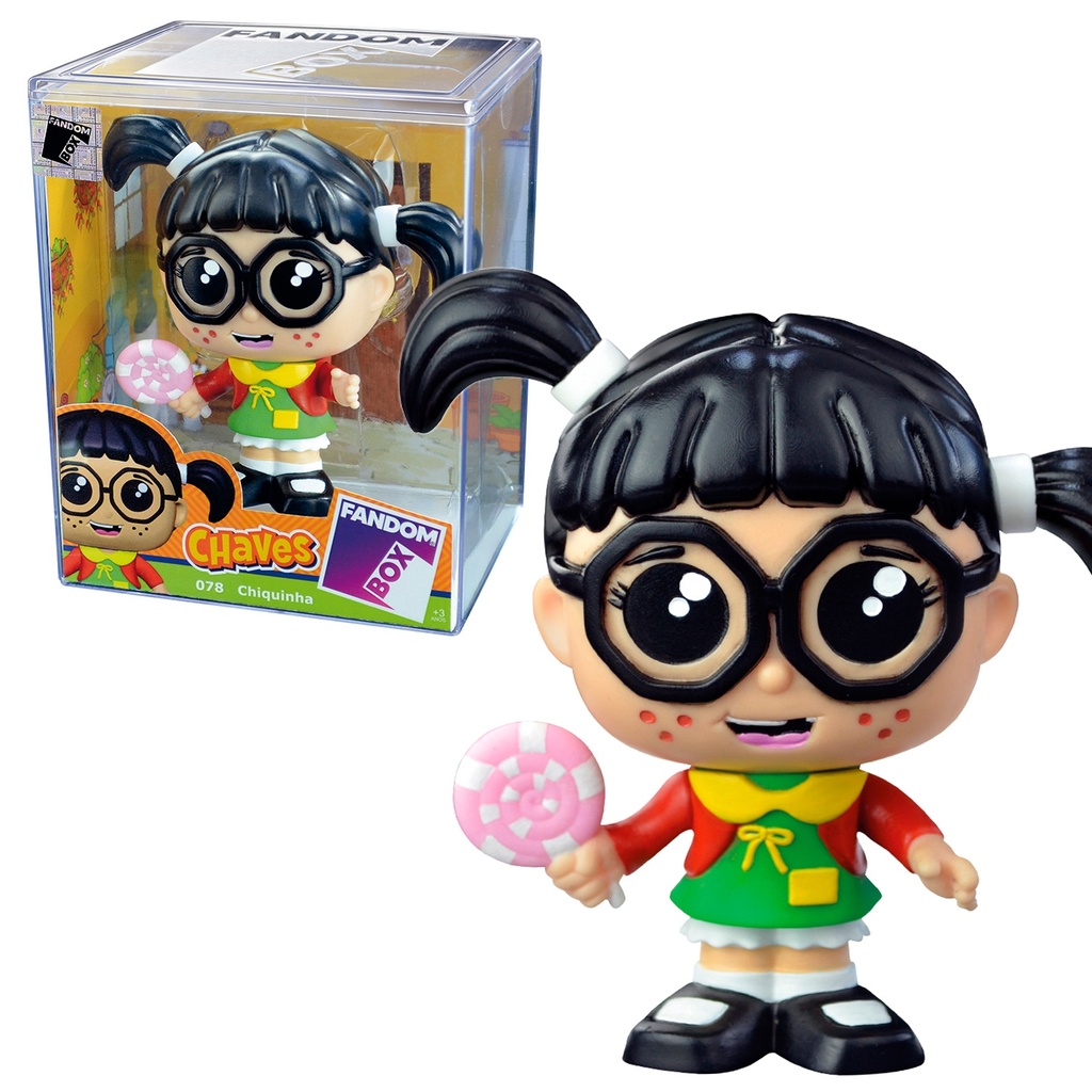 Fandom Box 078 Chiquinha Turma Do Chaves Colecionável Caixa Acrílico Expositor - Líder Brinquedos