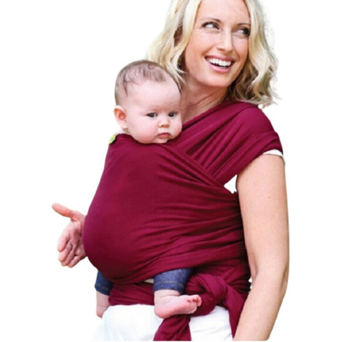 Wrap Sling Carregador De Bebê 100% Algodão Cor Marsala