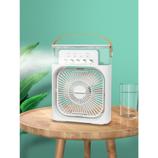 Novo spray pequeno ventilador elétrico de 5 orifícios mini ventilador refrigerado água ar silencioso