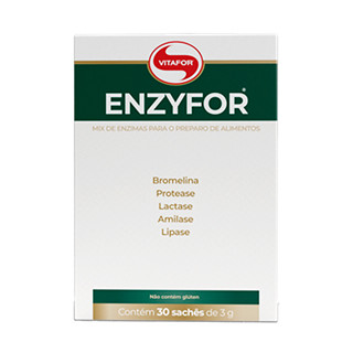 Enzimas Digestivas Original Enzyfor Vitafor 30 Sachês em Oferta na Shopee