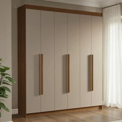 Guarda-Roupa Casal 6 Portas Batentes Venus Madesa R