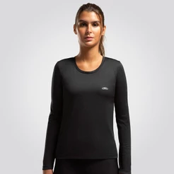 Camiseta de Academia Feminina Essential Manga Longa - Olympikus