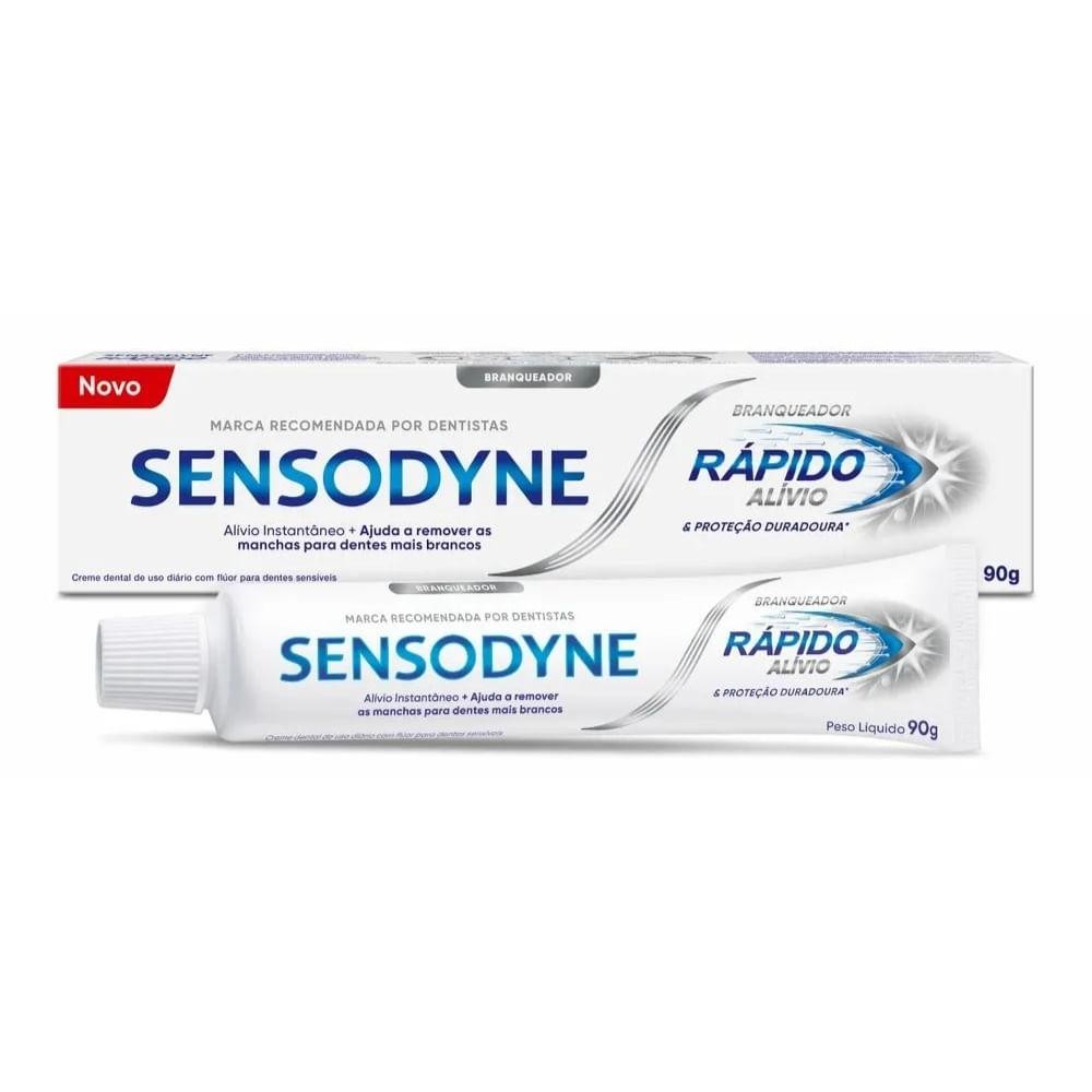 Creme Dental Sensodyne 90G Rápido Alivio Branqueador - Health