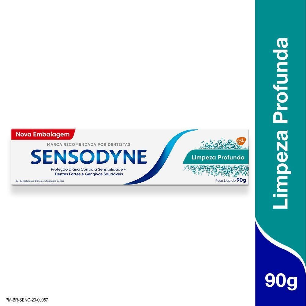 Sensodyne Limpeza Profunda para Dentes Sensíveis 90G