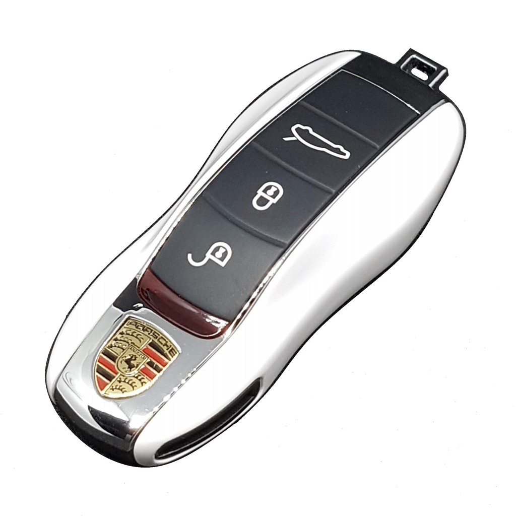 Capa Chave Porsche Lat Branco 911 Cayman Boxster Cayenne