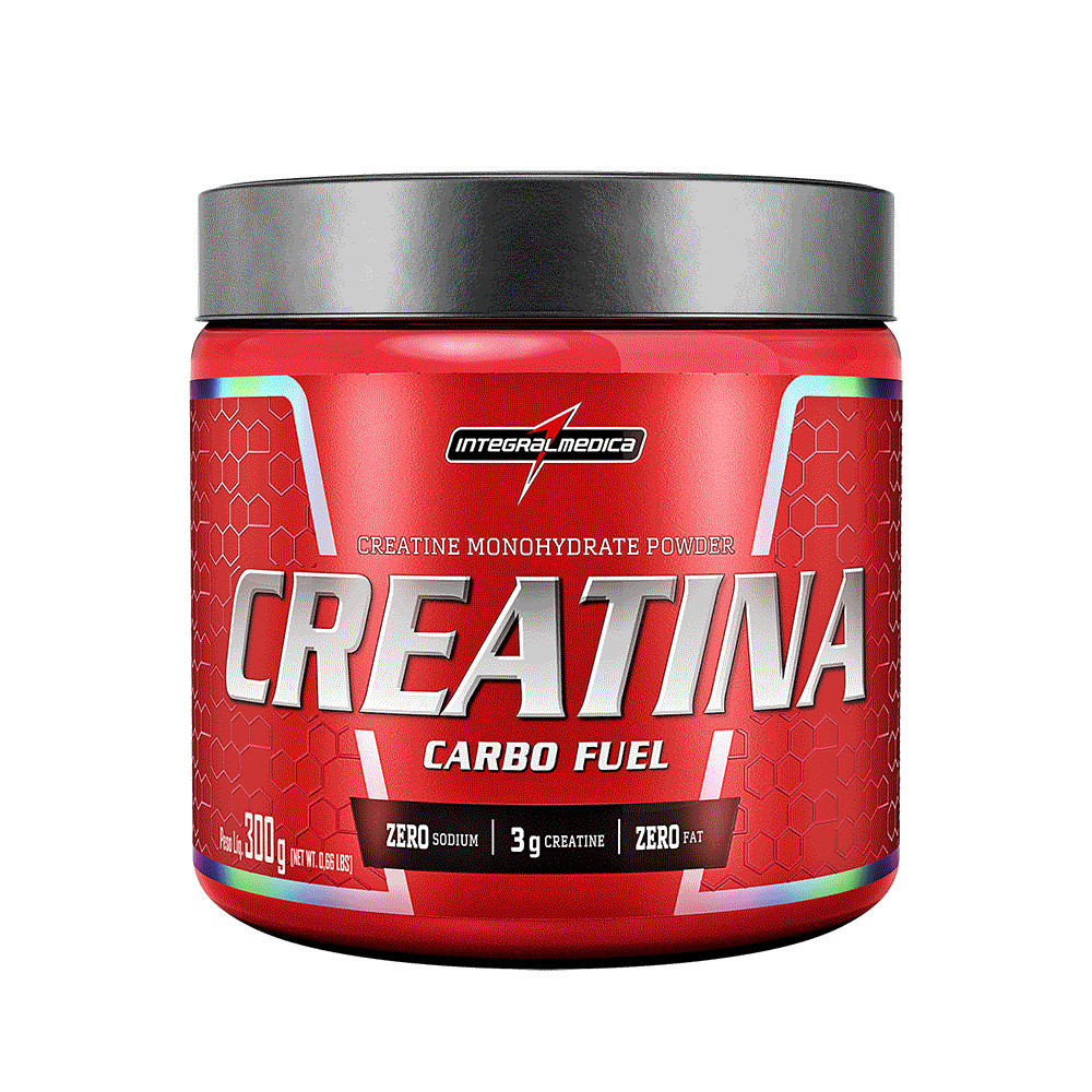 Creatina Com Carboidrato em Pó Carbo Fuel Pote 300g - Integralmedica