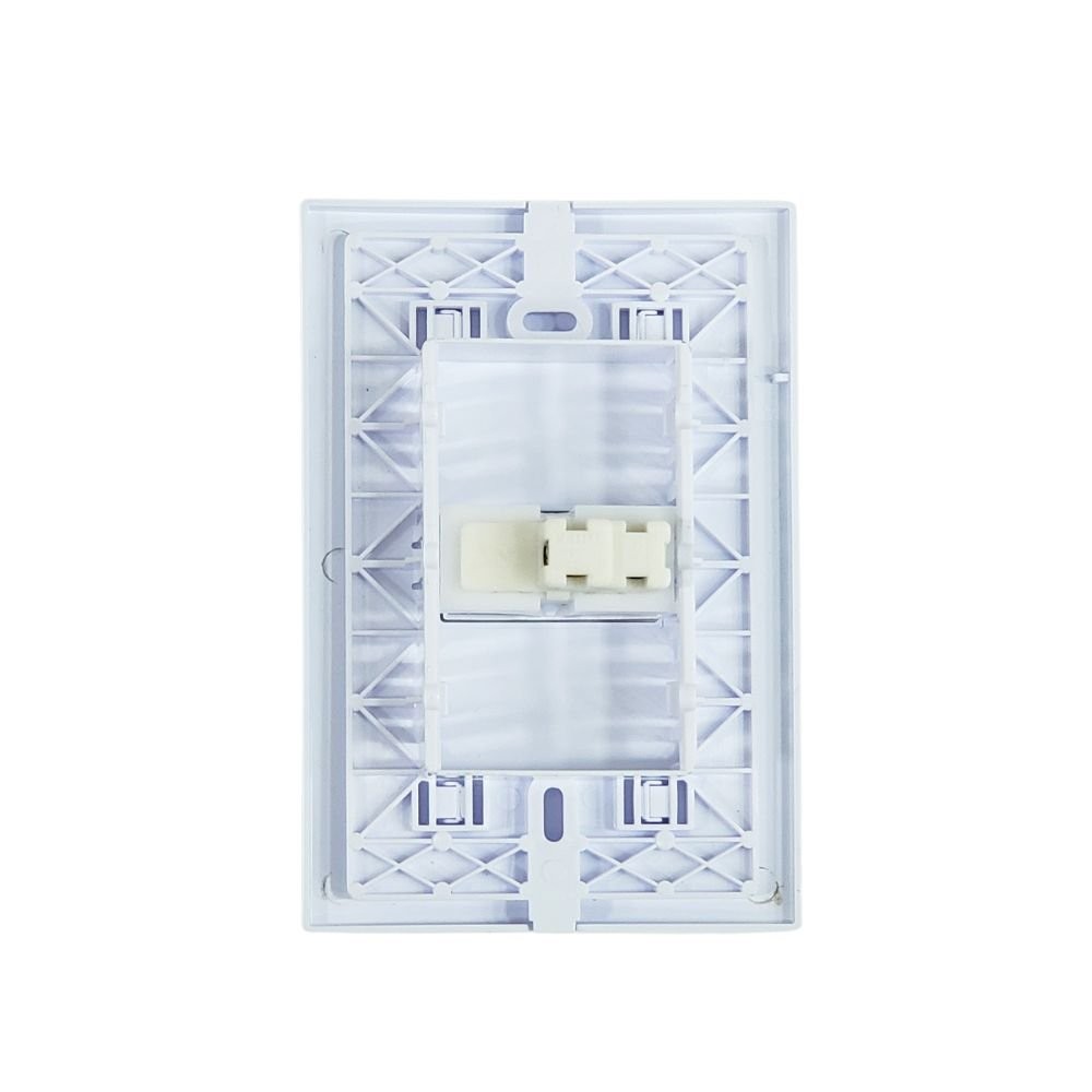 Kit 10 Conjunto Interruptor Simples Branco 10A Ilumi — imagem 2 de 2