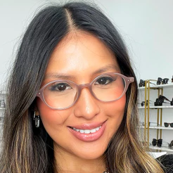 Armação De Óculos Feminino Oval Acetato Estilo Novidade Moda AF363