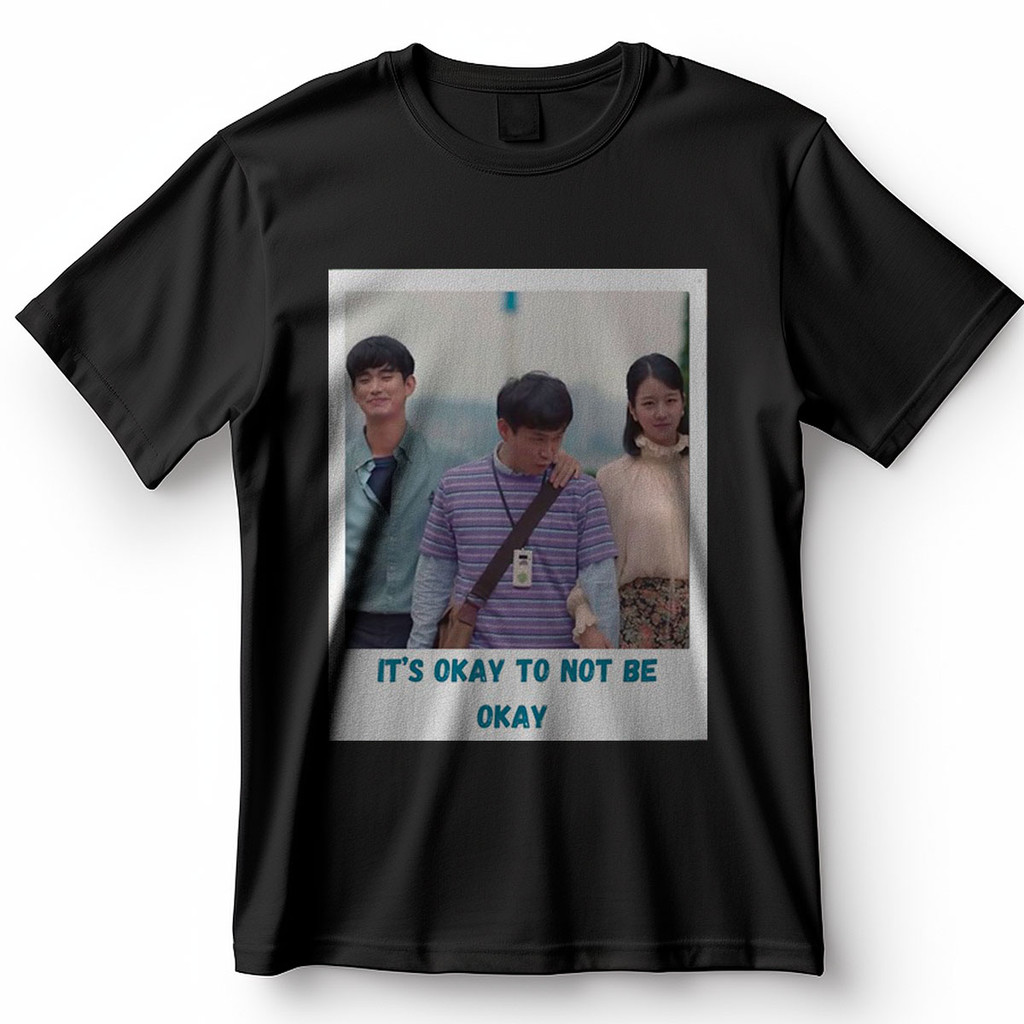 Camiseta It's Okay To Not Be Okay Familia Dorama Coreano Blusa Camisa 100% Algodão