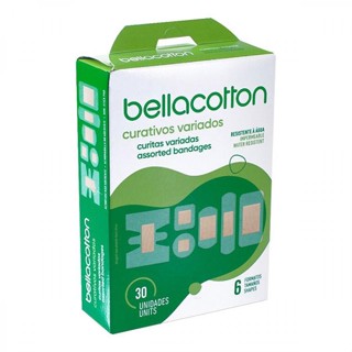 Curativos Bella Cotton Transparente Com 30 Unidades em Oferta na Shopee