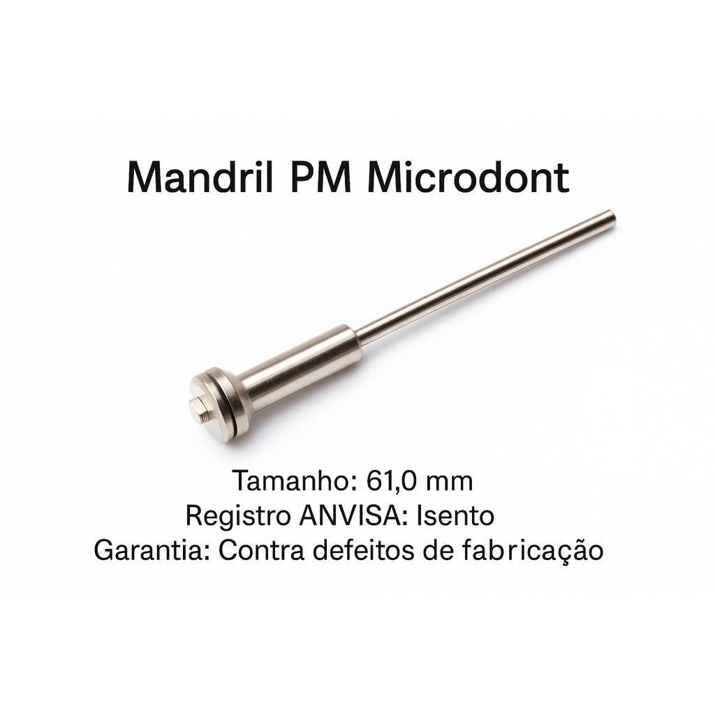 Kit  Mandril Pm  C/ 3 Unidades Microdont