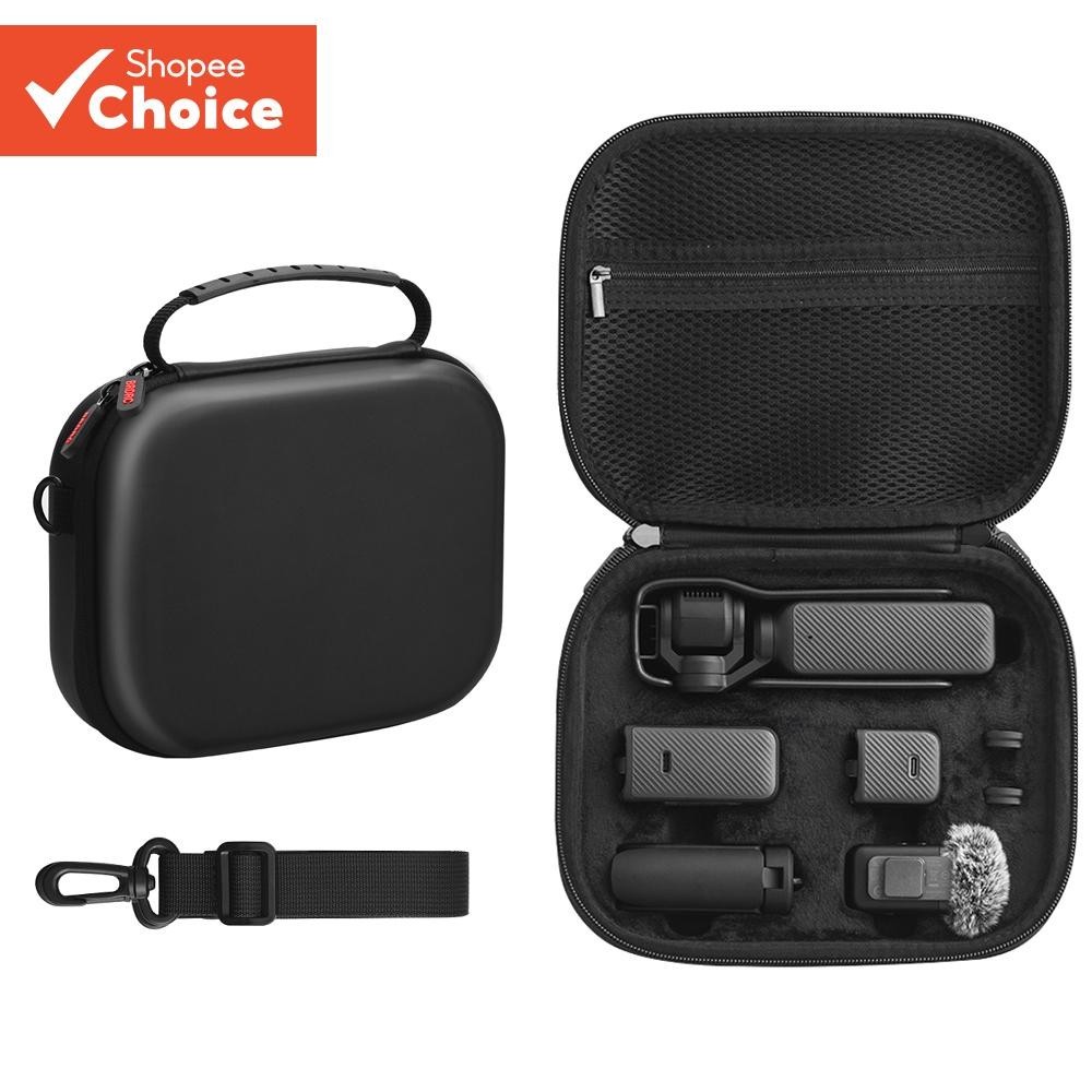 BRD RC Maleta De Transporte Para DJI Osmo Pocket 3 Câmera Bolsa Portátil De Ombro Mala Preta PU Bolso 3 Acessórios De Pr