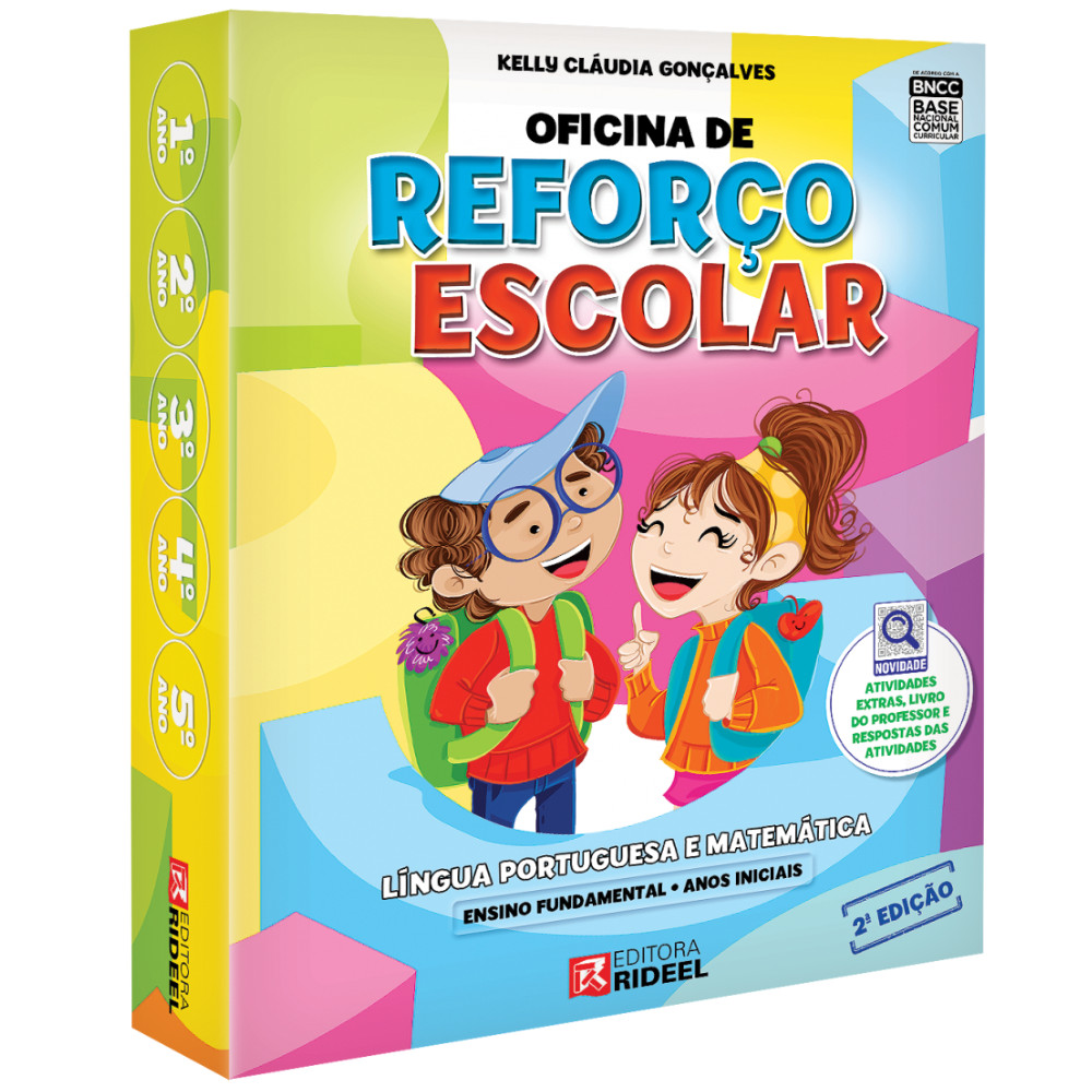 Coleção Oficina de Reforço Escolar 6 a 10 Anos 2ª. Edição BNCC Editora Rideel