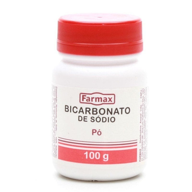 Bicarbonato de Sódio Farmax 100g – Pote com Tampa Rosca