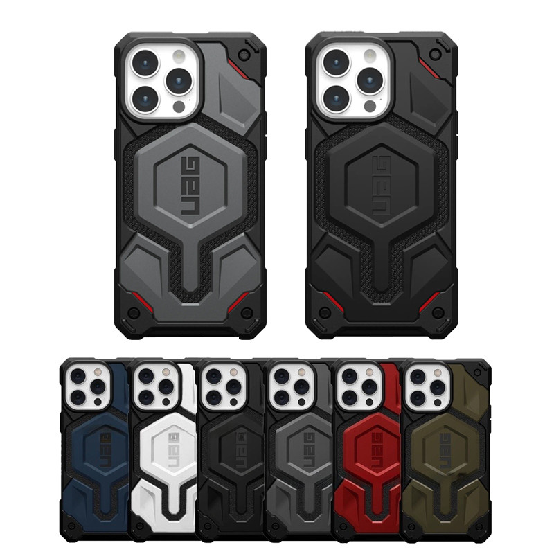 UAG Para iPhone 16 15 14 13 Pro MAX PLUS Capa Monarch Kevlar Magnética Premium Com Ímã Embutido