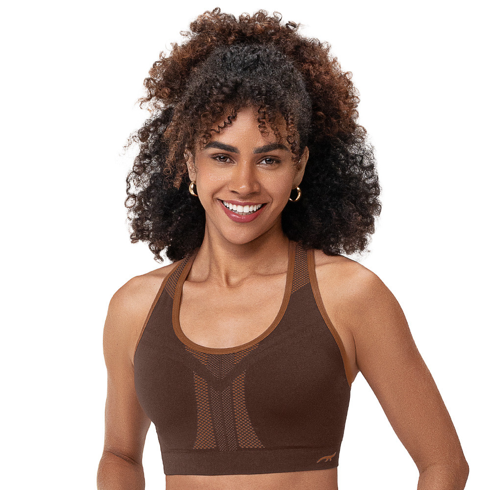 Top Fitness Discovery Dupla Face Avelã Zee Rucci em Oferta na Shopee