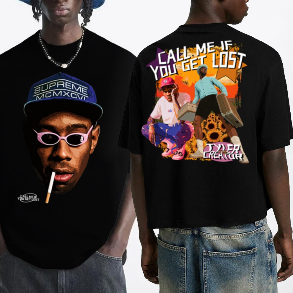 Camisa camiseta t-shirt básica "Tyler The Creator Call Me If You Get Lost" 25 25 26
