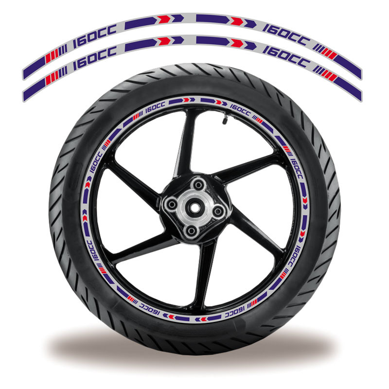 Friso De Roda Adesivo Refletivo Honda Titan 160 AZUL