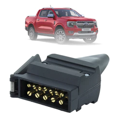Tomada Engate Reboque 12 Polos Vias Macho Ford Ranger 2024 2025 Carretinha Caminhonete Bratus
