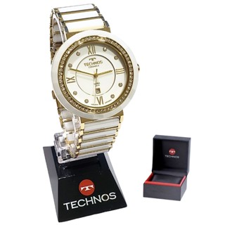 Relógio Technos Feminino Analógico Ceramic/Saphire 2015CEK/2B em Oferta na Shopee