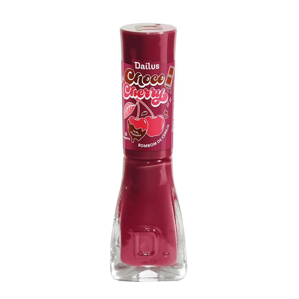 Esmalte Dailus Choco Cherry Cremoso Cor Bombom de Cereja 8ml - Beauty