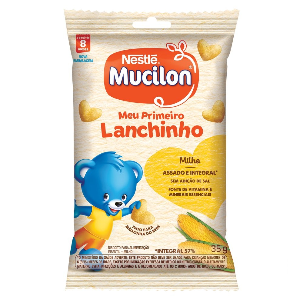 Biscoito Mucilon Snack Milho 35g - Mom & Baby