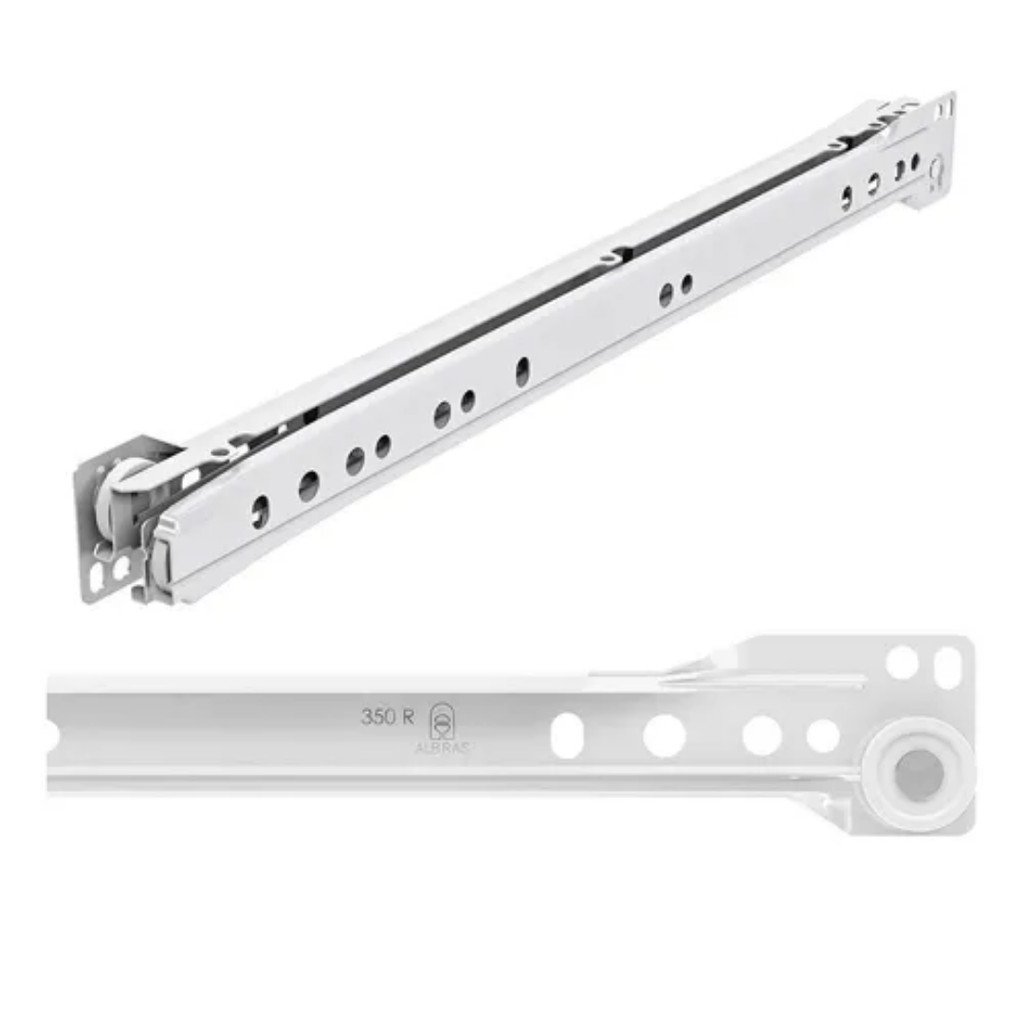 Pare Corrediça comum Metálica para Gaveta 30cm ou 35cm trilho para gaveta em Oferta na Shopee