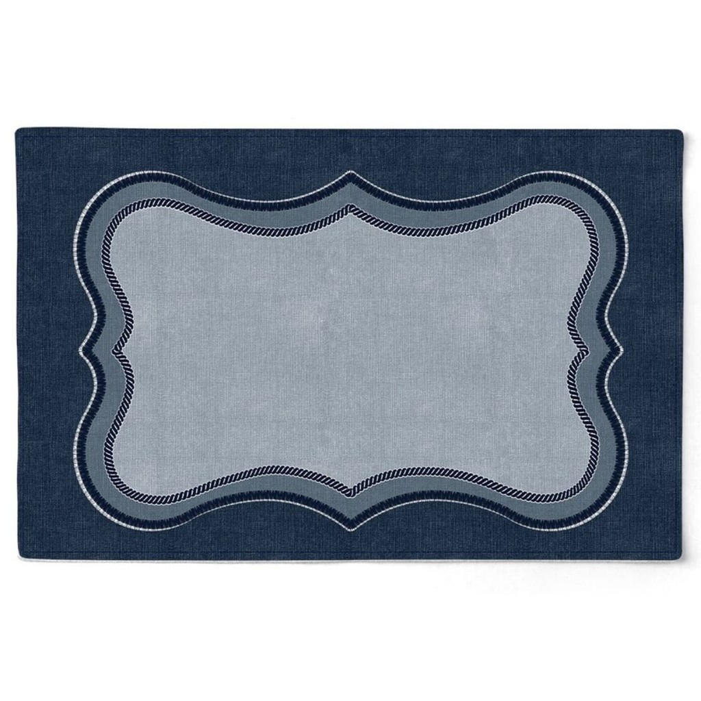 Jogo Americano Blue Waves 154 48x30,5cm 2Und Belchior