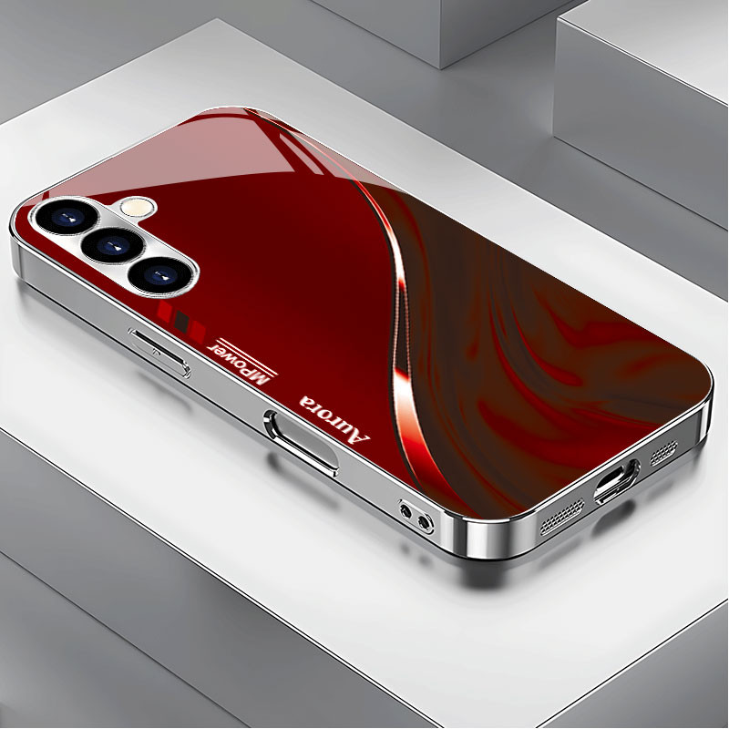 Capa De Telefone De Vidro Estampada De Moda Adequada Para Samsung Galaxy s26/s25fe/s24/s23/s22/s21/s20/a70/a56/a55/a54/a