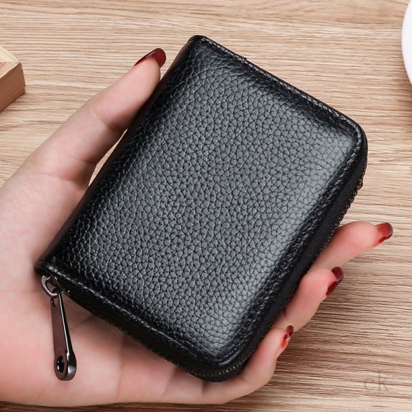 Porta-Cartões Masculino Elegante Anti-Desmagnetização Vários Slots Carteira Grande.-Shoyyi-