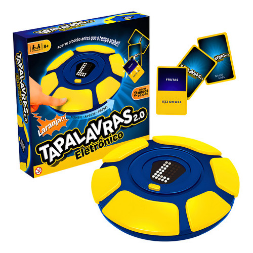 Jogo Tapalavras Eletrônico Digital Stop Educativo Interativo de Palavras, Raciocínio Rápido